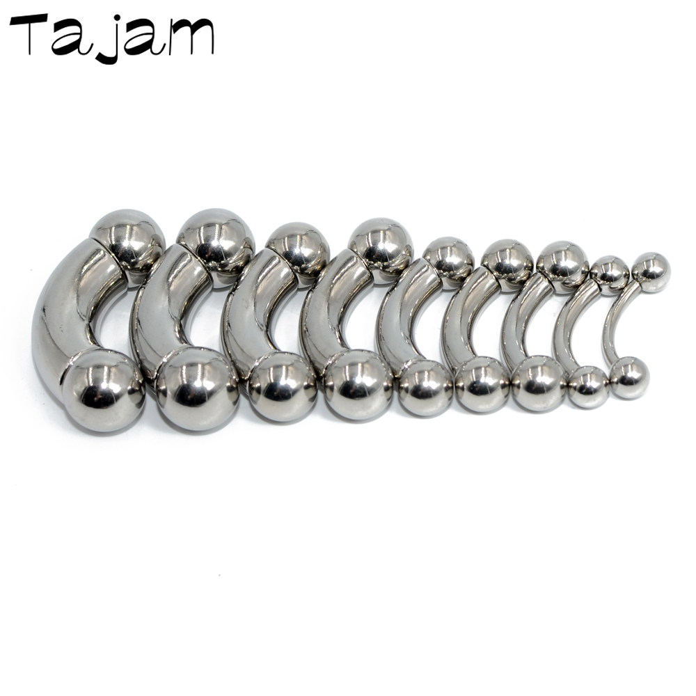 Nipple Bar Curved - 1PC 스테인레스 스틸 스트레이트 바벨 링