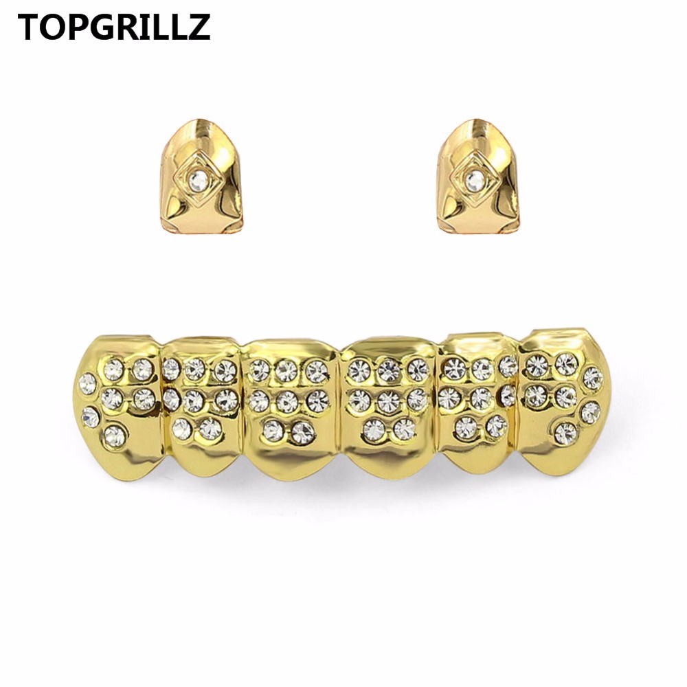 Yellow Body Jewelry - TOPGRILLZ 새로운 라이트 옐로우 골드 컬러