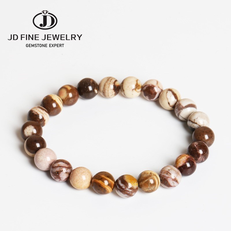 Body Jewelry Australia - JD 자연 호주 얼룩말 줄무늬 재스퍼