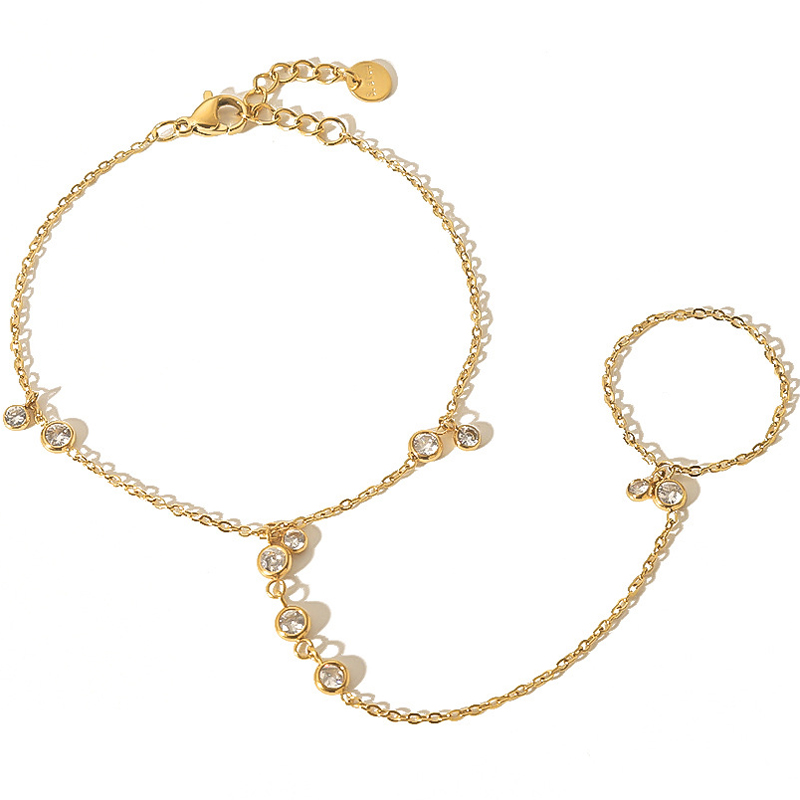 Yellow Body Jewelry - 여성을위한 14K 옐로우 골드 도금 스테인레스
