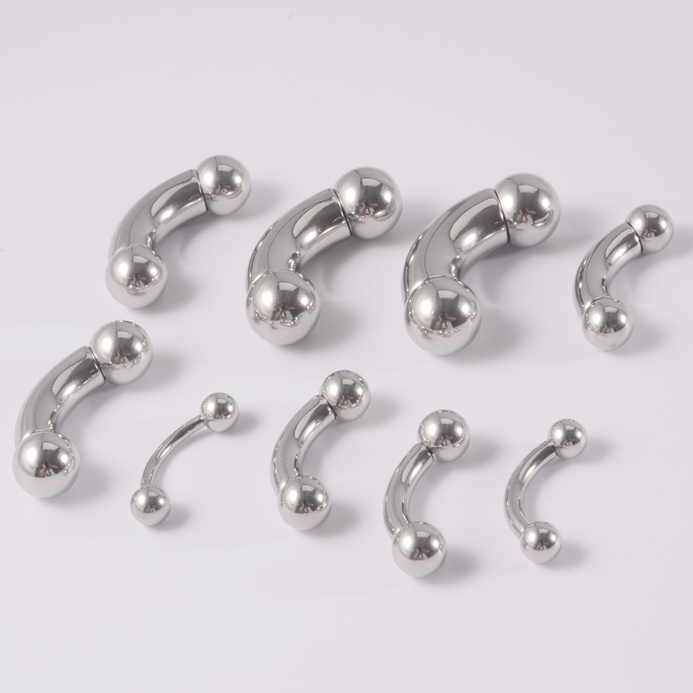 1PC 스테인레스 스틸 스트레이트 바벨 링 곡선 바나나 - Nipple Bar Curved 리뷰 및 가격