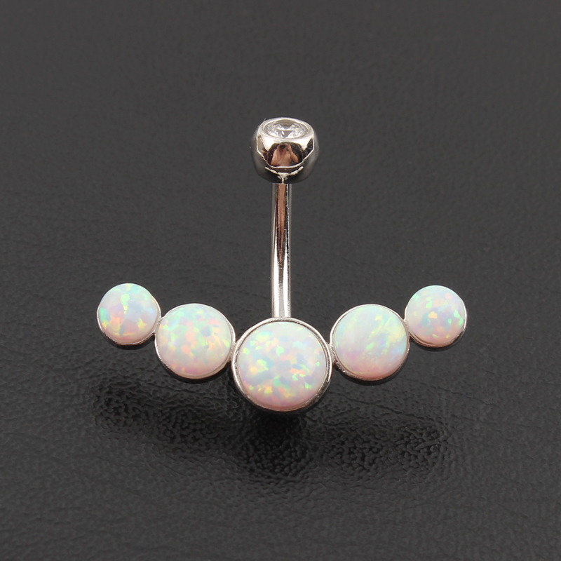 배꼽 피어싱 925 스털링 실버 소재 네이블 바 인조  - Body Jewelry Materials 리뷰 및 가격