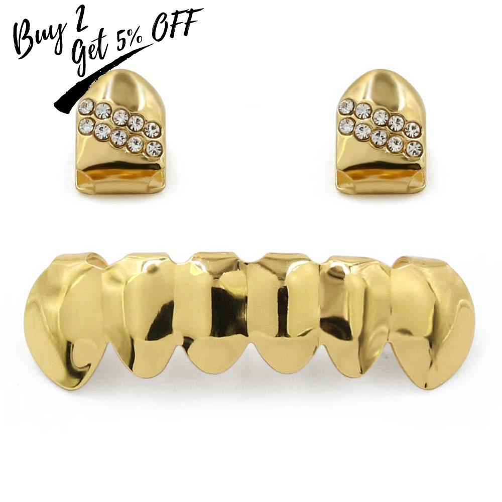 TOPGRILLZ 힙합 그릴 옐로우 골드 컬러 도금,  - Yellow Body Jewelry 리뷰 및 가격