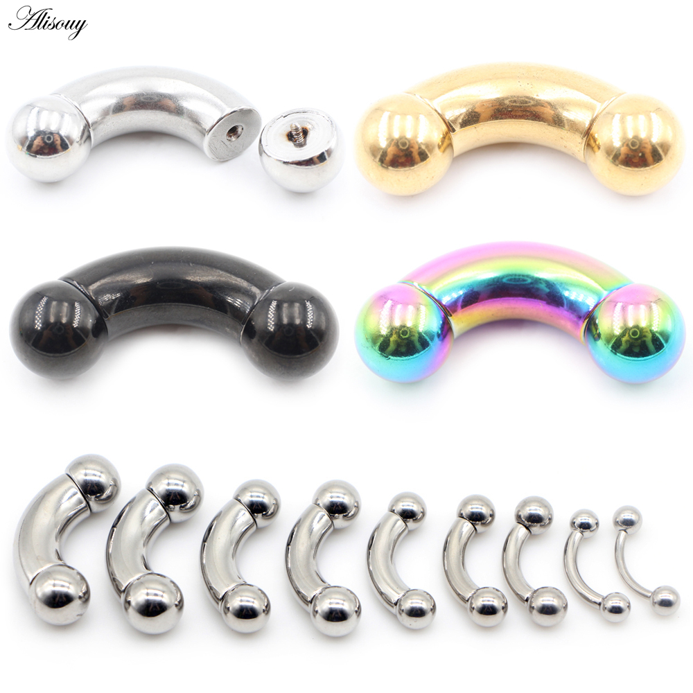알리수이 1개 스테인리스 스틸 대형 코 귓바퀴 링 곡선 - Nipple Bar Curved 리뷰 및 가격