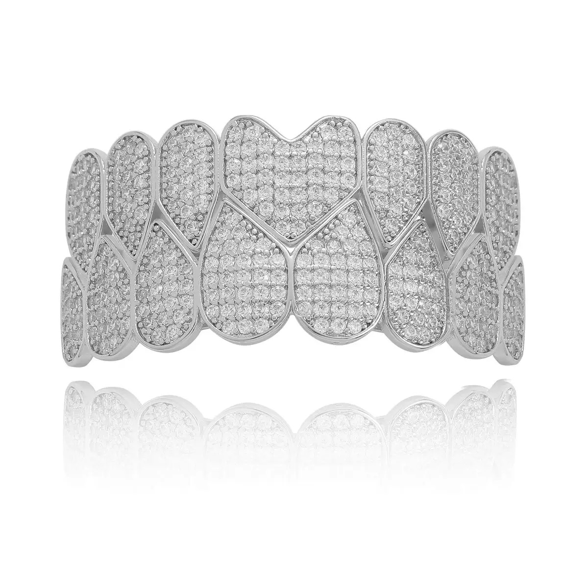 Hiphop Rock Iced Out 5A 지르콘 하트 - Body Jewelry Materials 리뷰 및 가격