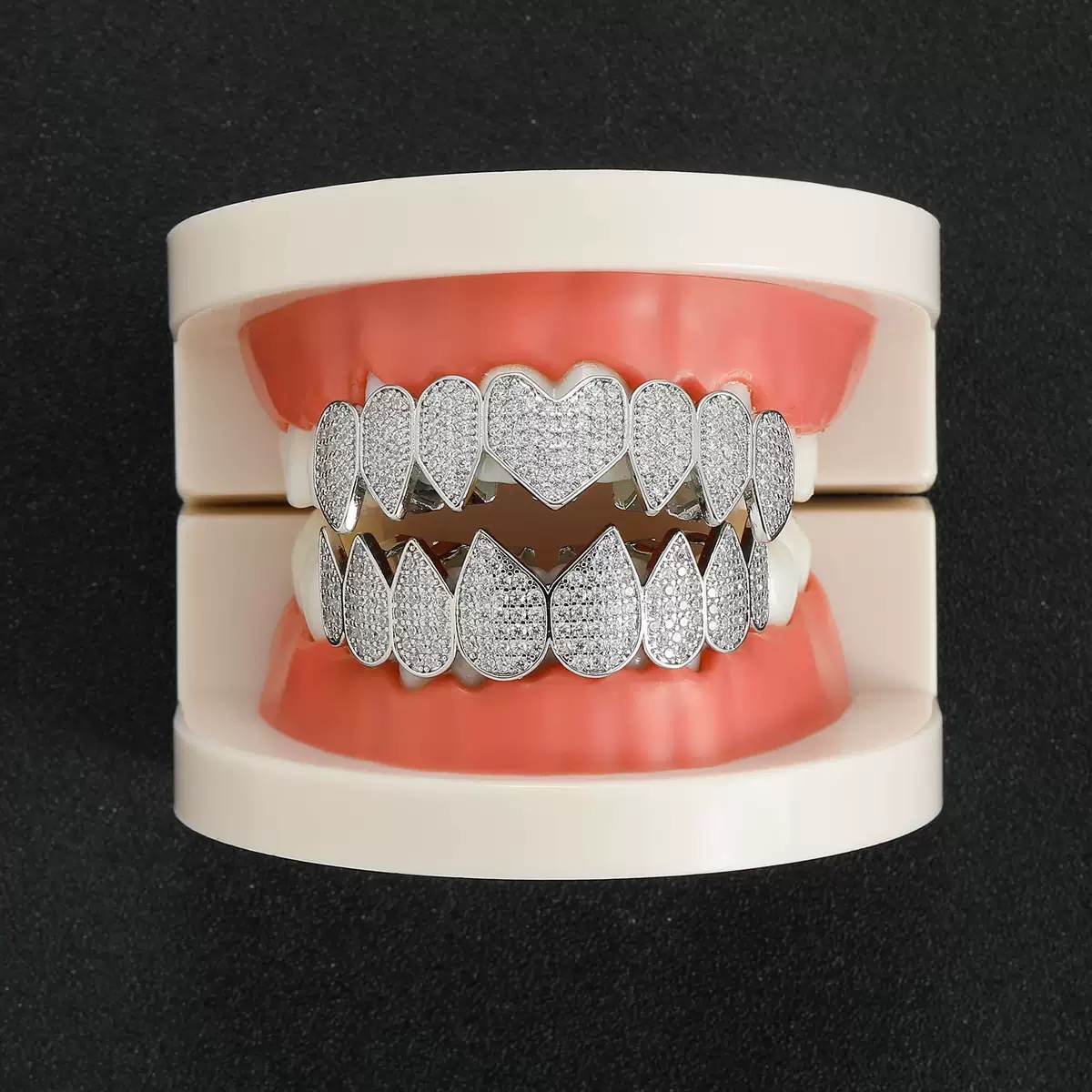 Hiphop Rock Iced Out 5A 지르콘 하트 - Body Jewelry Materials 리뷰 및 가격