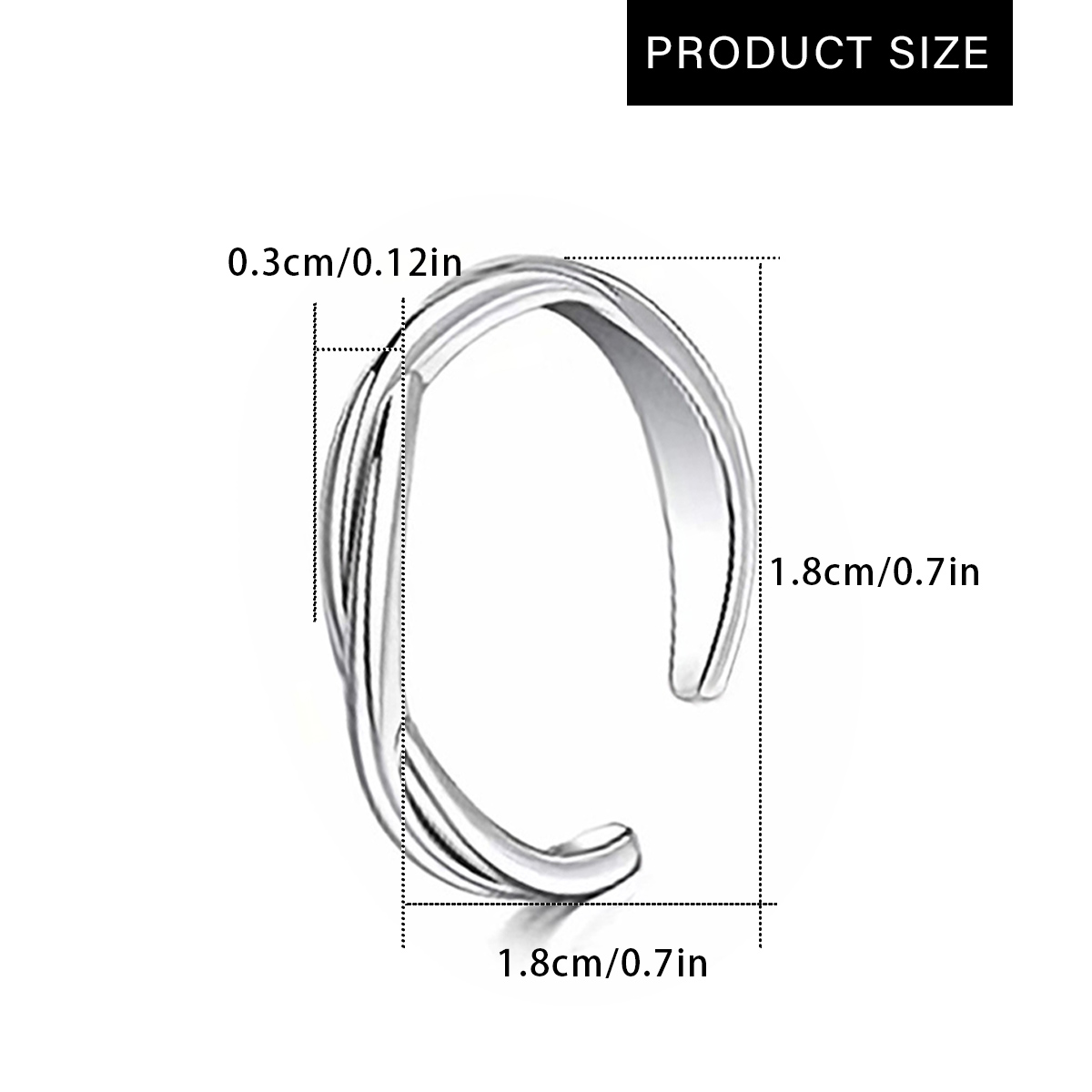 1Pc/3Pcs 여자를위한 간단한 스테인레스 스틸 발  - Body Jewelry Hoops 리뷰 및 가격