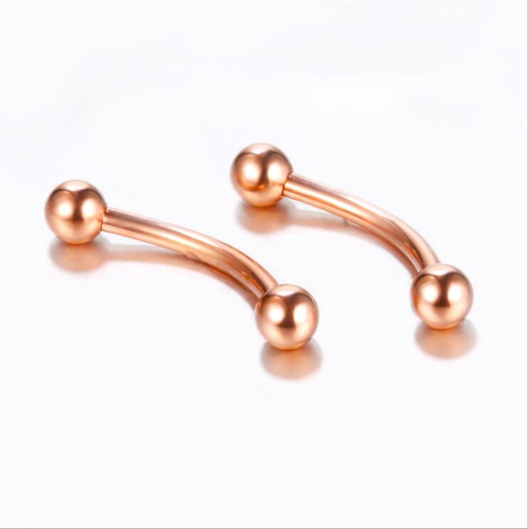 10 개/몫 눈썹 피어싱 곡선 바벨 바나나 볼 실버 로 - Nipple Bar Curved 리뷰 및 가격