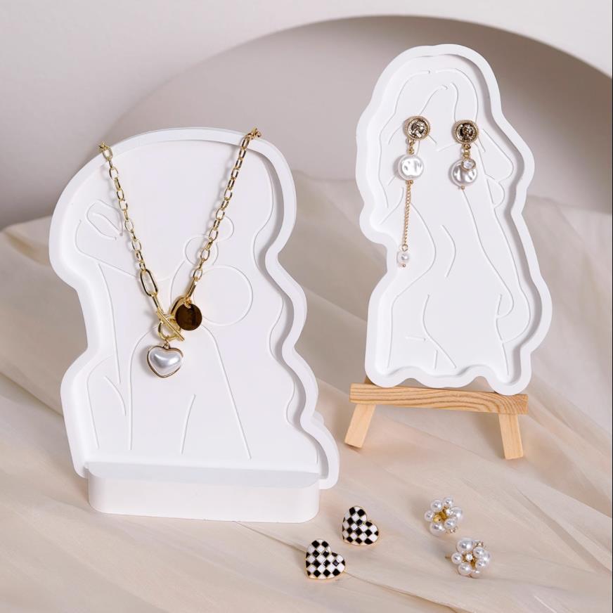 석고 트레이 실리콘 몰드 제스모나이트 쥬얼리 접시 여성 - Body Jewelry Storage 리뷰 및 가격