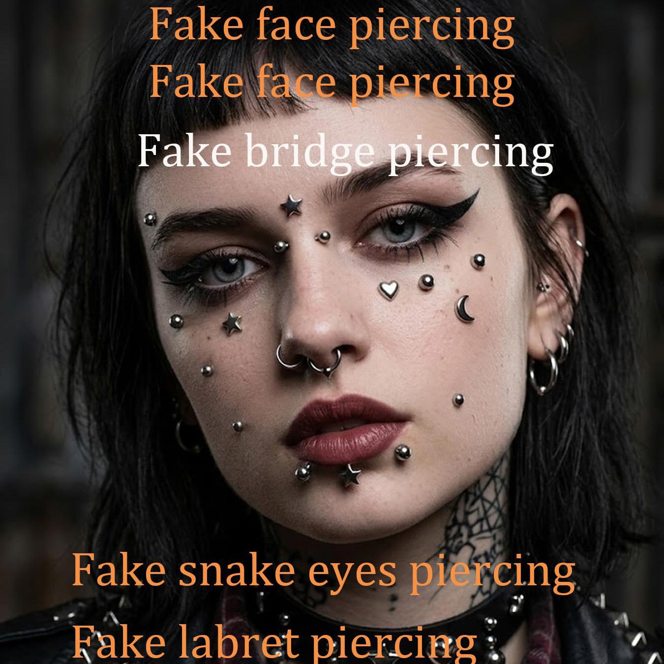 가짜 피어싱 볼 코 스터드, 가짜 눈썹 립 후프 라브렛 - Body Jewelry Hoops 리뷰 및 가격
