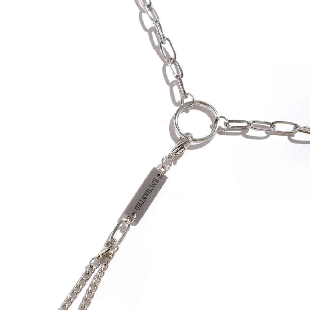 알루미늄 소재 바디 크로스 체인 실버 컬러 메탈 태슬  - Body Jewelry Materials 리뷰 및 가격