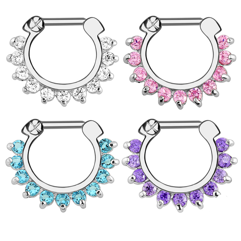 1개입 후프 클립온 코 피어싱 링 (여성/남성용) 스틸 - Body Jewelry Hoops 리뷰 및 가격