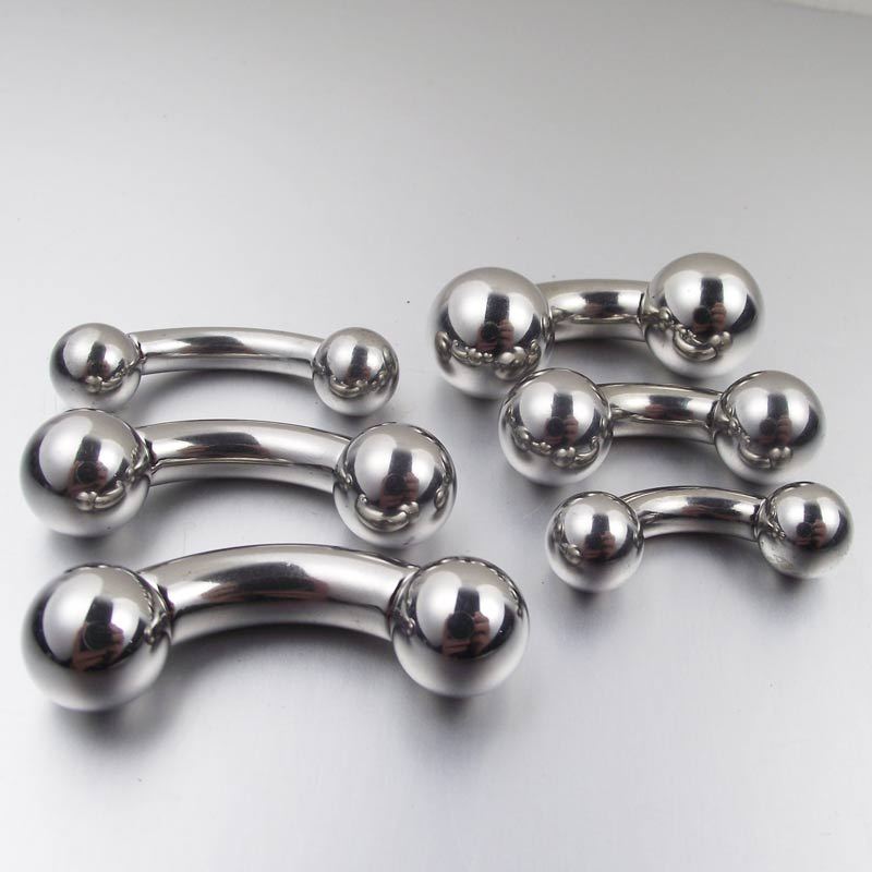 큰 사이즈 스트레이트 바벨 링, 곡선 바나나 스테인레스 - Nipple Bar Curved 리뷰 및 가격