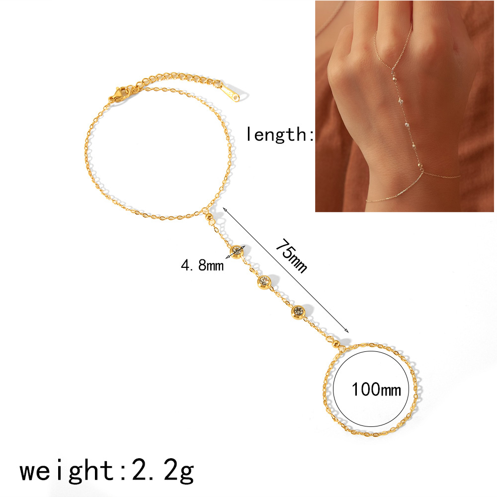 여성을위한 14K 옐로우 골드 도금 스테인레스 스틸 핸 - Yellow Body Jewelry 리뷰 및 가격