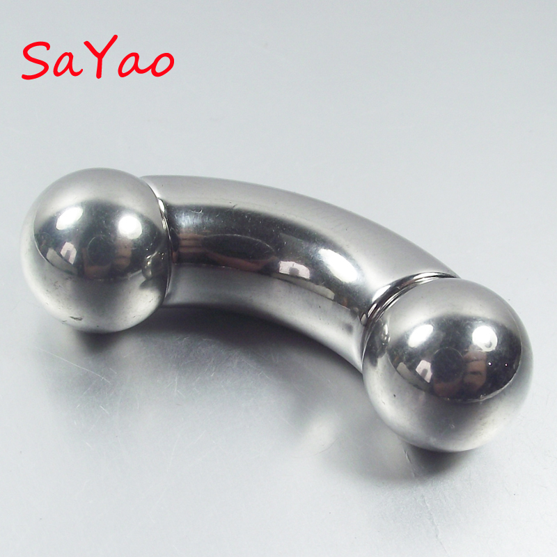 SaYao 짧은 바 빅 볼 스테인레스 스틸 스트레이트  - Nipple Bar Curved 리뷰 및 가격