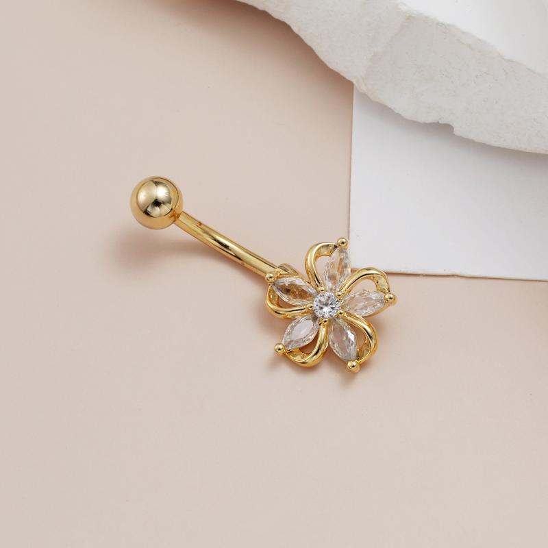 반짝이는 스테인리스 스틸 배꼽 링, 우아한 배꼽 피어싱 - Body Jewelry Hoops 리뷰 및 가격