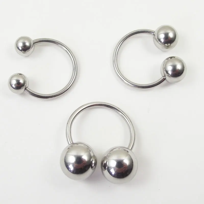 스테인레스 스틸 바벨 말굽 반지, 눈썹 바나나 곡선 이 - Nipple Bar Curved 리뷰 및 가격