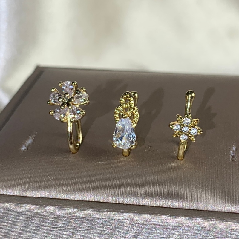 3피스 프랑스 스타일 미니멀하고 다용도로 활용 가능한  - Body Jewelry Materials 리뷰 및 가격