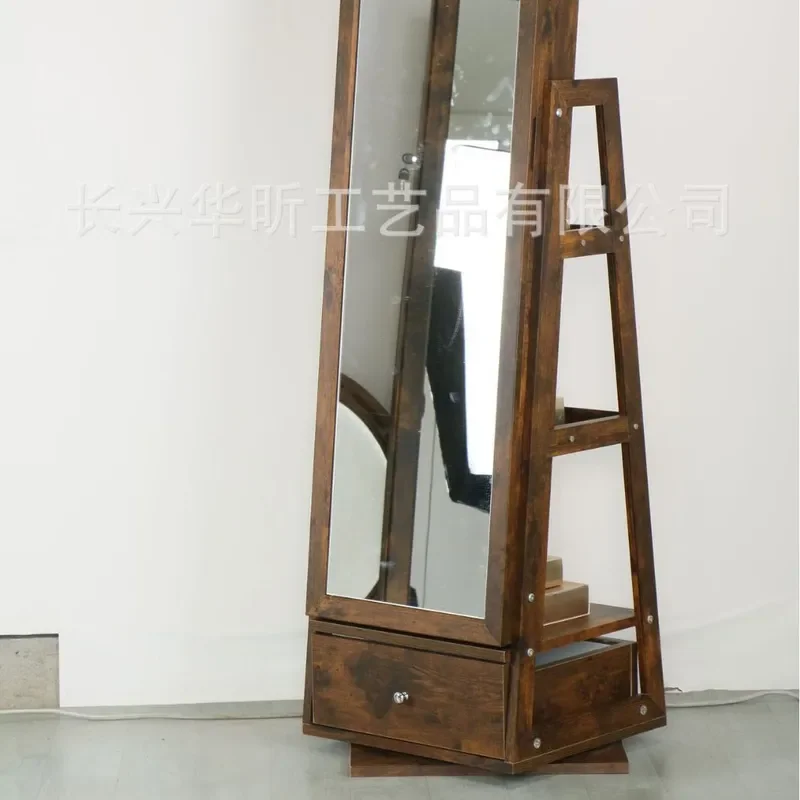 회전식 전신 거울 겸 보석함 수납장 (침실, 드레스룸, - Body Jewelry Storage 리뷰 및 가격