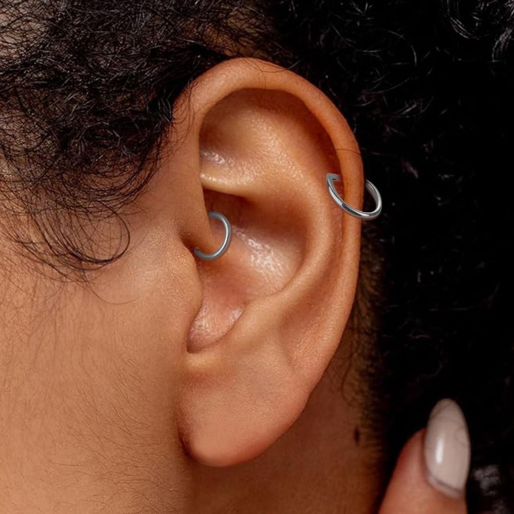 ASTM F136 티타늄 셉텀 링 CZ 16G D형 귀 - Body Jewelry Materials 리뷰 및 가격